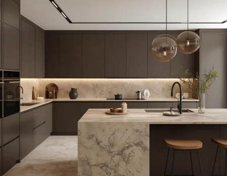 מטבח קפה טרוורטין